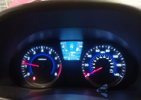 2013 Hyundai Accent Gls z USA, uszkodzony, nr VIN KMHCT4AE5DU534563